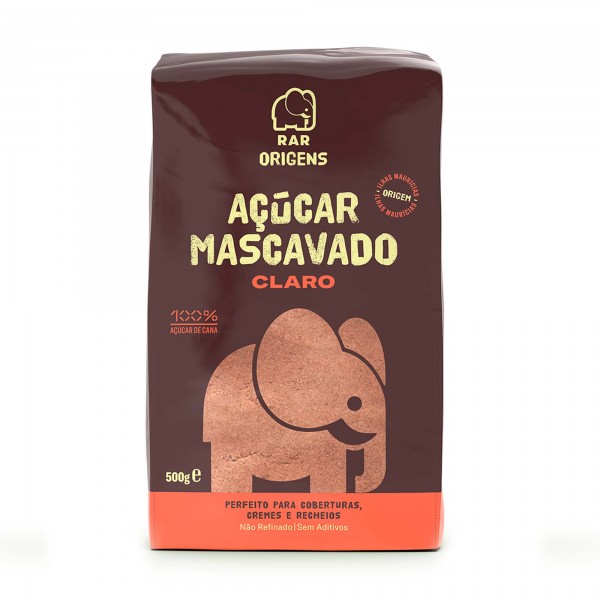 RAR AÇUCAR  MASCAVADO 500G