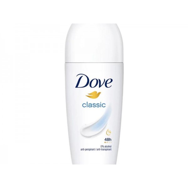 Dove Roll On Desodorante Clássico 50 ml