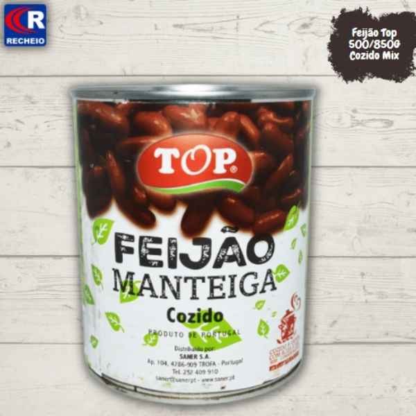 TOP FEIJAO MANTEIGA COZIDO LATA 850G