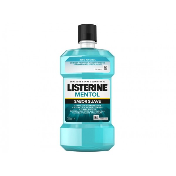 Elixir Listerine Mentol Suave 250ml