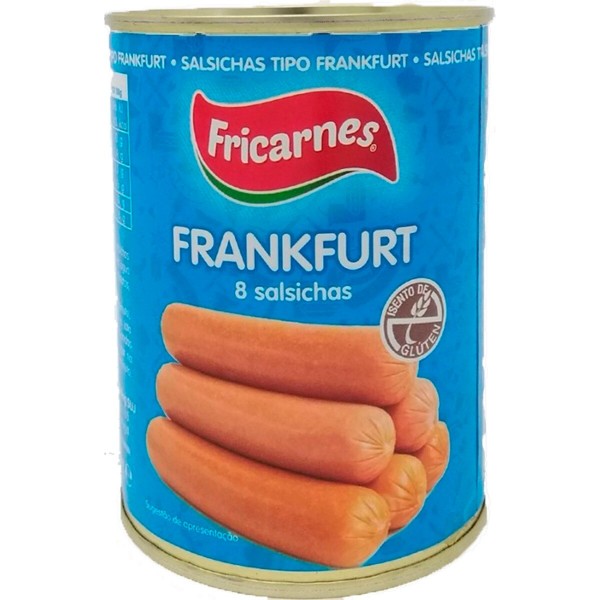 FRICARNES SALSICHAS FRANKFURT 8 UNIDADES