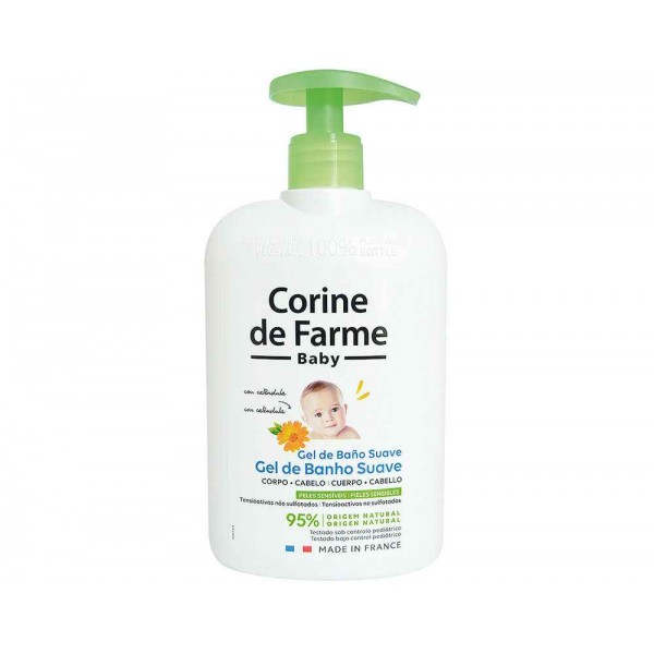 Banho Corine De Farme Bebé Cabelos E Corpo 500ml