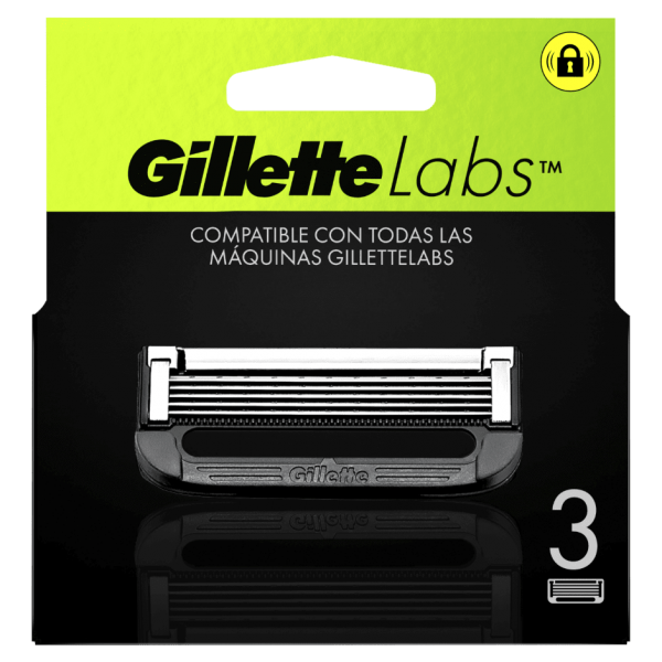 Recarga De Lâminas Gillette Labs 3un