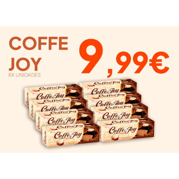 CONJUNTO COFFEE JOY BOLACHA CAFE 90G 8 Unidades