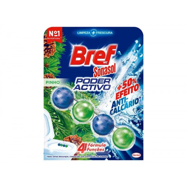 Bloco Sanitário Bref Sonasol Poder Activo Pinho 50g