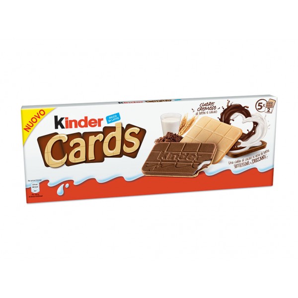 Bolacha Kinder Cards 128g