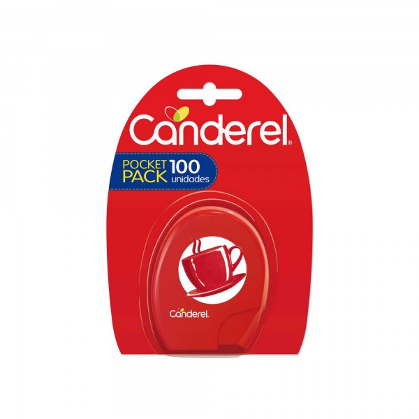 Adoçante Canderel Pastilhas Doseador 100un 90g