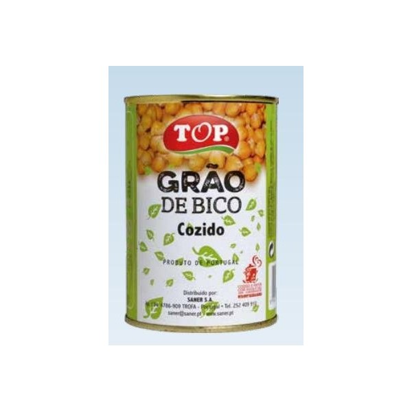 TOP GRAO DE BICO COZIDO LATA 425G