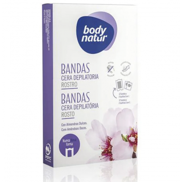 BODY NATUR BANDAS DEP ROSTO 10U