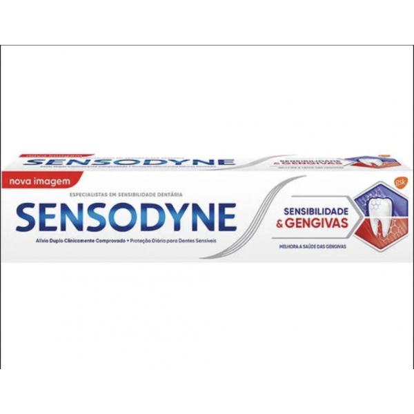 Pasta De Dentes Sensibilidade & Gengivas Sensodyne 75ml