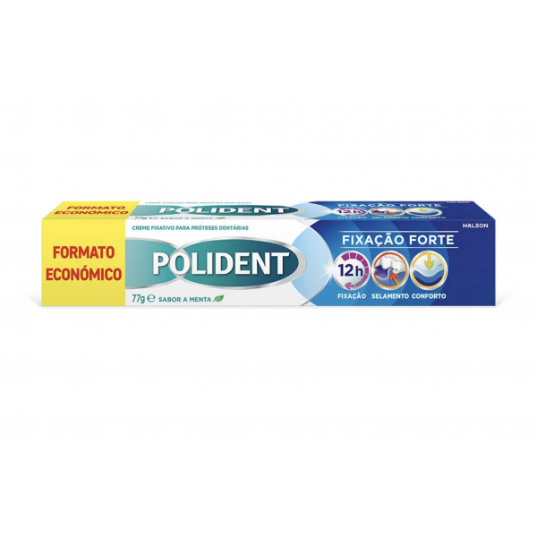 Creme Fixativo Polident Fixação Forte 77gr