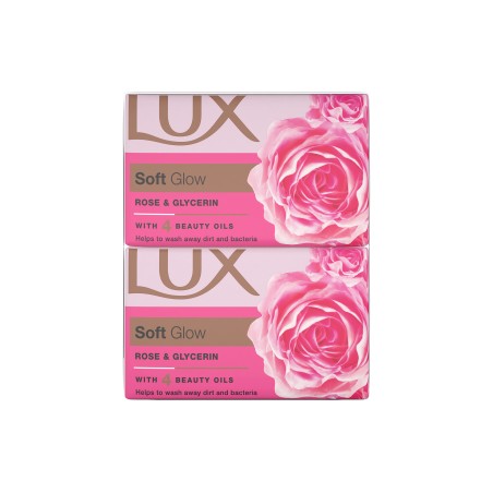 LUX SABONETE SOFT GLOW ROSE 4X90G