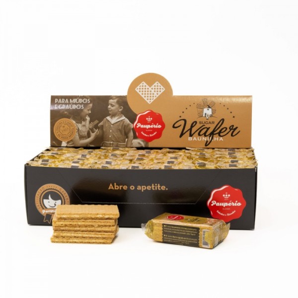 Pauperio Sugar Wafer Baunilha 35g