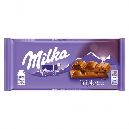 MILKA CHOC TRIPLE CHOC. 90g