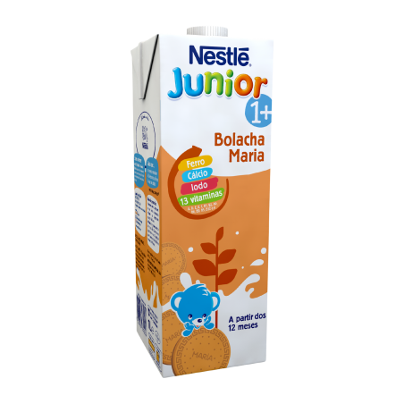 leito Nestlé Crescimento Bolacha 1+ Ano 1l