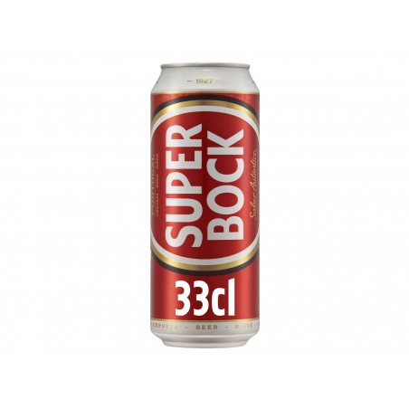 Cerveja Super Bock Com Álcool Lata 0.33l