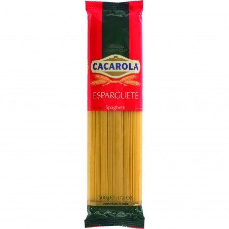 MASSA ESPARGUETE CACAROLA 500g