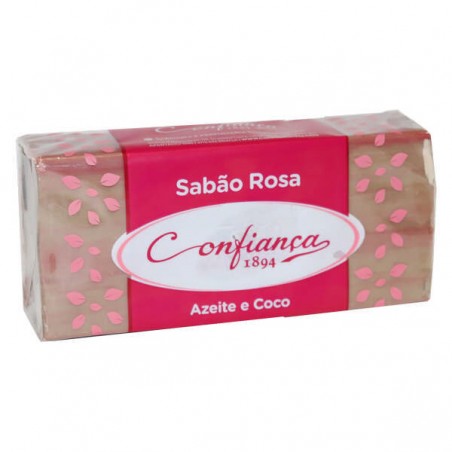 CONFIANCA SABAO ROSA 400G