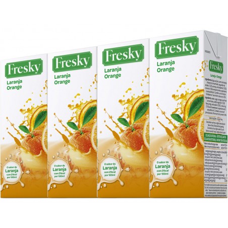 Bebida Fresky De Sumo Laranja 4x200ml