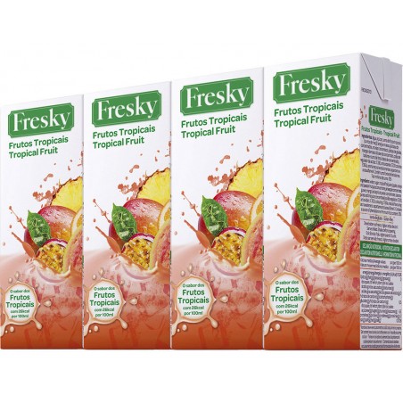 Bebida Fresky De Sumo Frutos Tropicais 4x0.20l