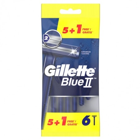 Gillette Lâminas de Barbear Blue II 5+1un