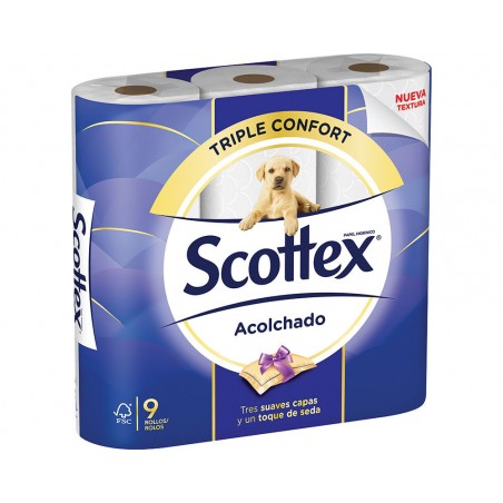 Papel Higiénico Scottex Acolchoado 9r