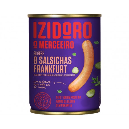 Salsichas Izidoro Lata 8un 350(200)G