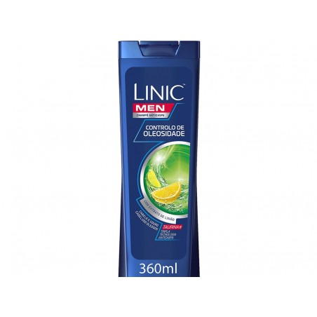 Champô Linic Anti-Caspa Men Controlo Oleosidade 360ml