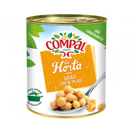 Grão Compal Da Horta Cozido 845g