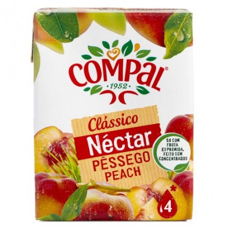 Néctar Compal Clássico Pêssego 20cl