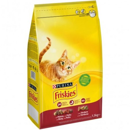 FRISKIES ALM. GATO VACA/FRANGO 1.5KG