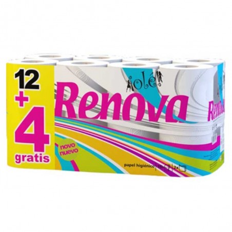 RENOVA PAPEL HIGIÉNICO OLÉ 12R+4R GRÁTIS