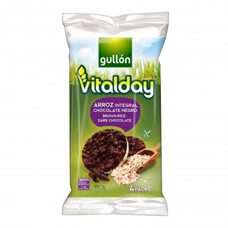 Tortitas Gullon Vitalday Arroz Chocolate 105.2g