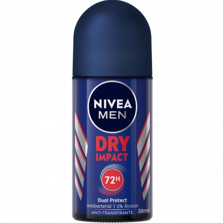 Desodorizante Roll-On Dry Impact Nivea Men 50 Ml