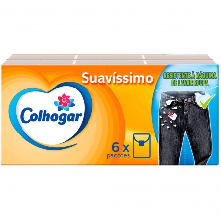 Lenços de Bolso Compacto Colhogar 6 un