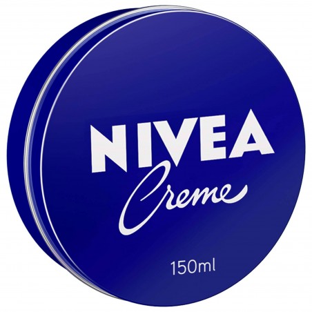 Creme Lata De Rosto Corpo E Mãos Grande Nivea 150 Ml