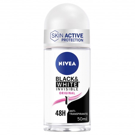 Roll-On Invisible For Black & White Original Nivea 50 Ml