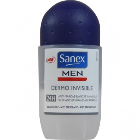 Desodorizante Roll-On Para Homem Efeito Invisível Sanex 50ml