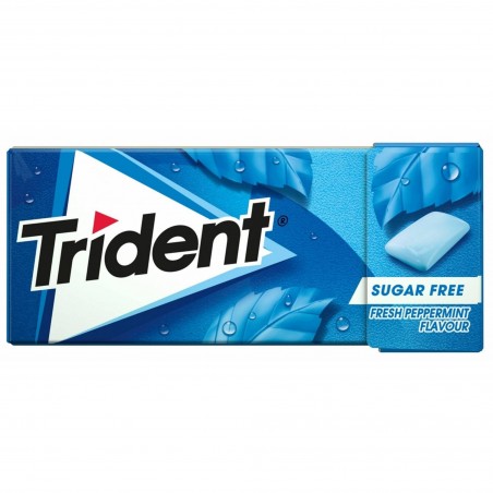 Pastilhas Trident Elásticas Fresh Peppermint 14.5g