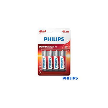 PHILIPS PILHA ALKALINA AA X 4